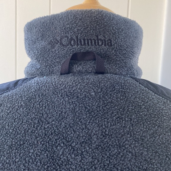 Columbia Core Interchange Charcoal Fleece Jacket M - Picture 5 of 10